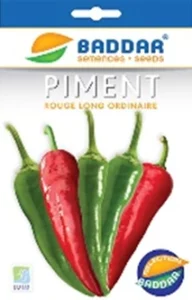 SEMENCE-PIMENT-ROUGE-LONG-ORDINAIRE-BADDAR Agriclic Espace vert