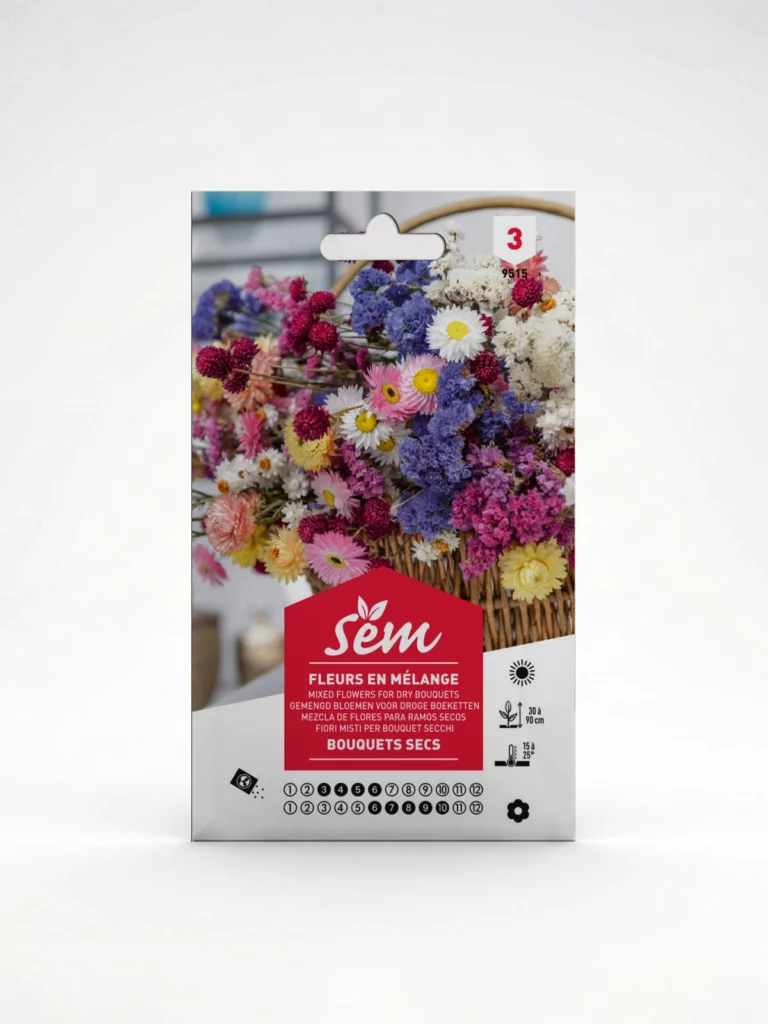 Semance Fleurs en mélange pour bouquet sec Agriclic.tn